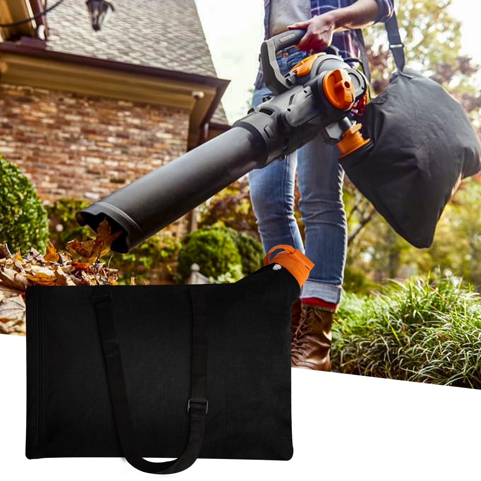 Amazon.com : Bularie 50026858 Trivac Leaf Collection Bag for Worx